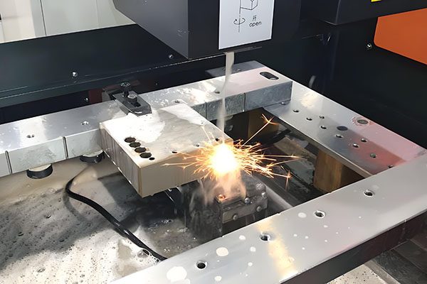 Precision wire EDM cutting micro features