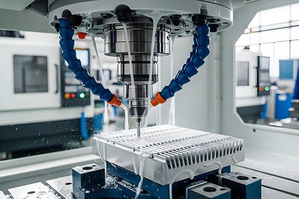 High-Performance Aluminum Heatsink CNC Milling Manufacturing