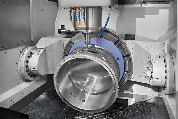 CNC Machining Milling Services in production – 5-axis milling