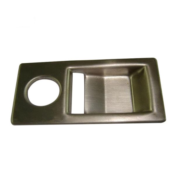 Sheet metal with brushed