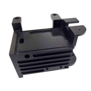 CNC machining with black