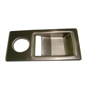 Sheet metal with brushed
