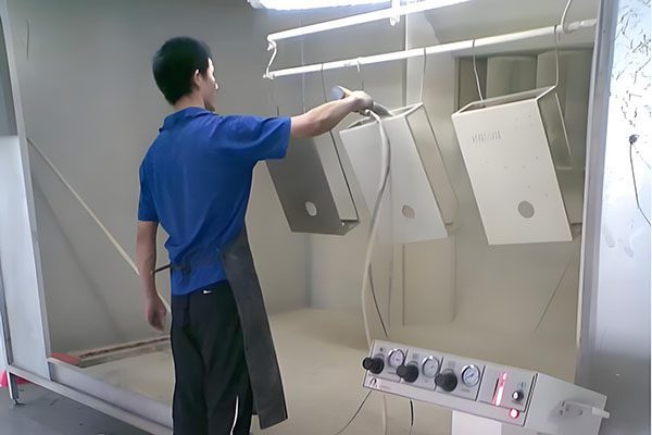 Powder coating finish options