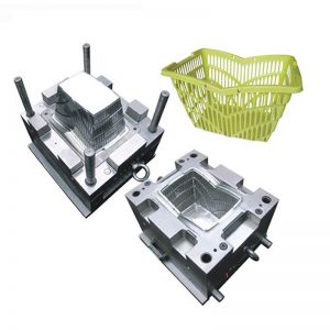Basket injection mould
