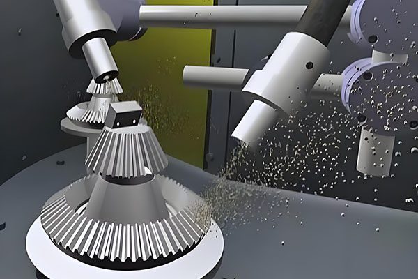Media blasting 3D printed parts