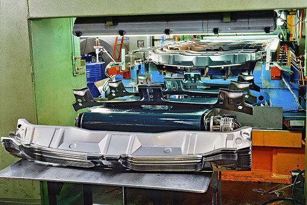Metal stamping press