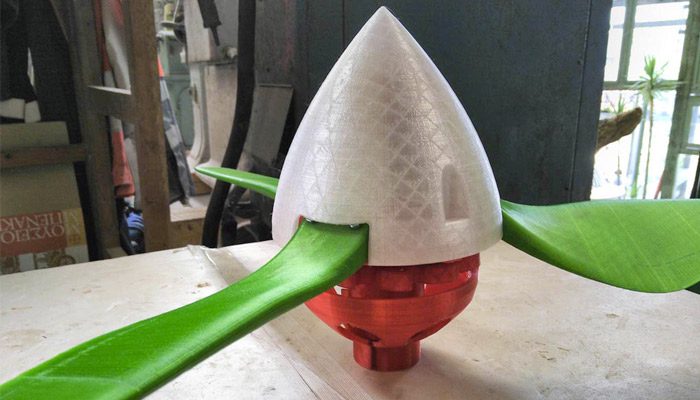3D printed plastic generator