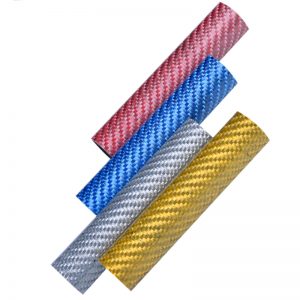 Colored carbon fiber tube