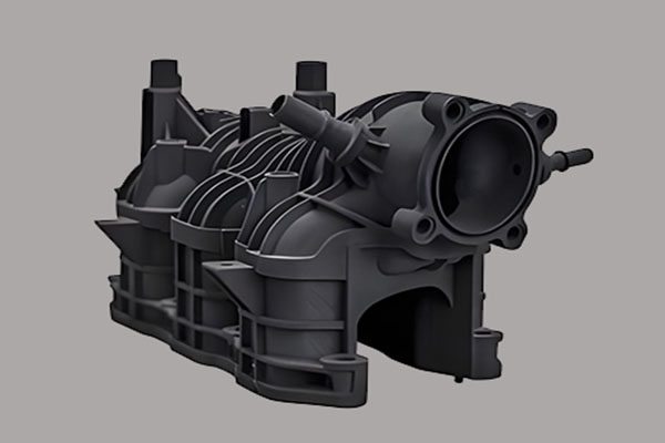 SLS nylon 3D printed components