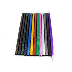 Twill carbon fiber tube
